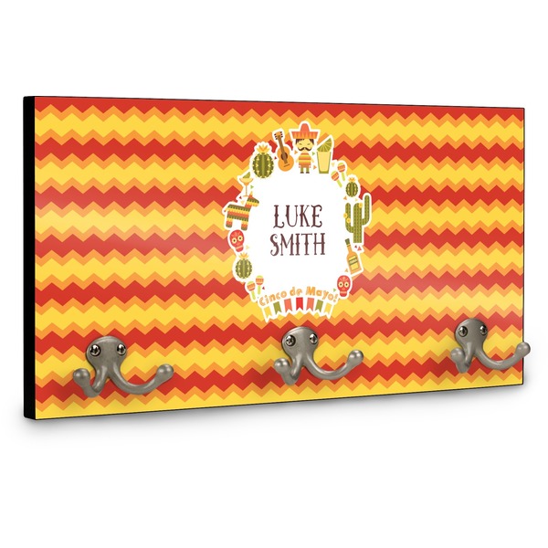 Fiesta - Cinco de Mayo Wall Mounted Coat Hanger - Side View