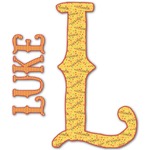 Fiesta - Cinco de Mayo Name & Initial Decal - Custom Sized (Personalized)