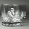Fiesta - Cinco de Mayo Whiskey Glasses Set of 4 - Engraved Front