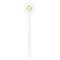 Fiesta - Cinco de Mayo White Plastic 5.5" Stir Stick - Round - Single Stick