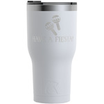 Fiesta - Cinco de Mayo RTIC Tumbler - White - Engraved Front (Personalized)