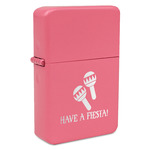 Fiesta - Cinco de Mayo Windproof Lighter - Pink - Single Sided (Personalized)