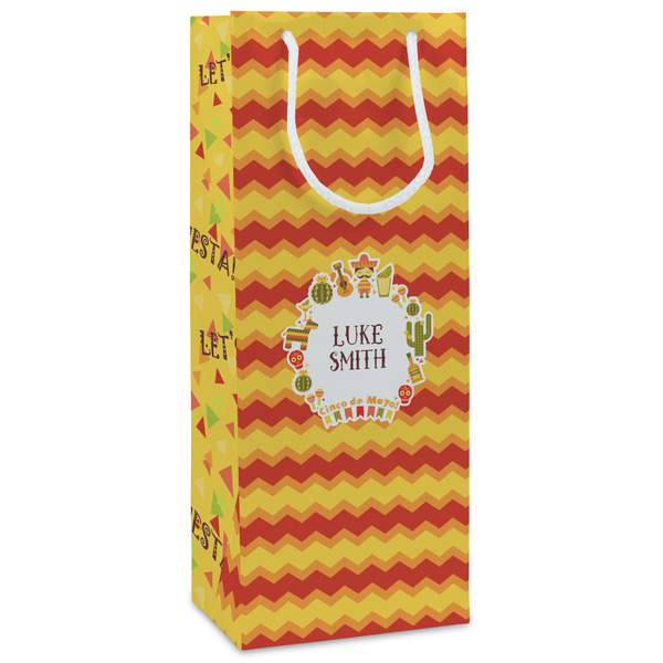 Custom Fiesta - Cinco de Mayo Wine Gift Bags (Personalized)