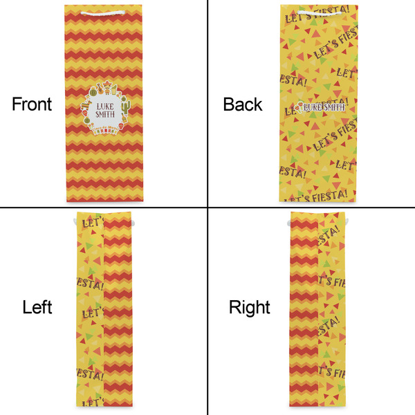 Fiesta - Cinco de Mayo Wine Gift Bag - Matte - Approval