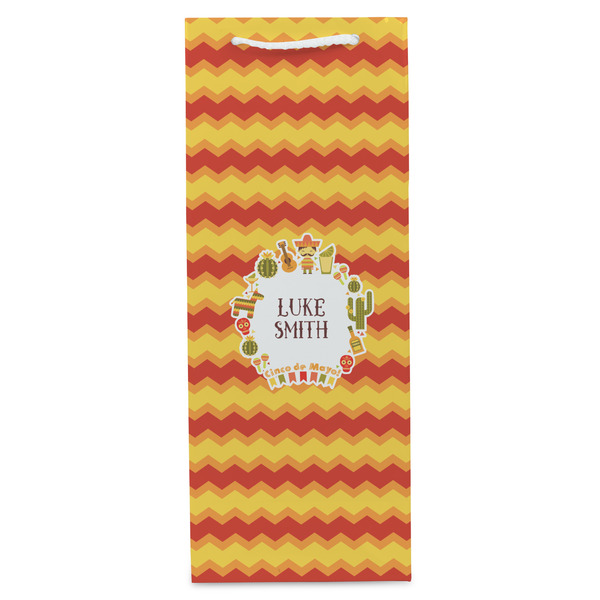 Fiesta - Cinco de Mayo Wine Gift Bag - Matte - Front