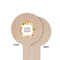 Fiesta - Cinco de Mayo Wooden 6" Food Pick - Round - Single Sided - Front & Back