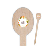 Fiesta - Cinco de Mayo Oval Wooden Food Picks - Single Sided (Personalized)