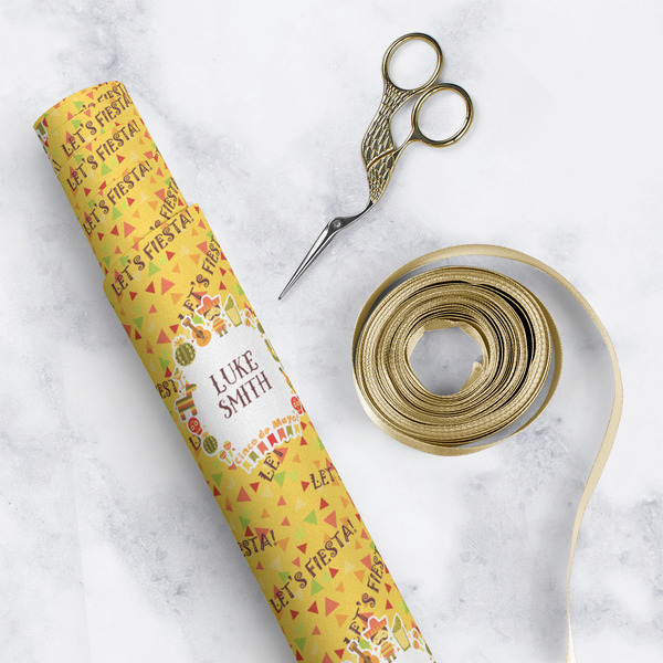 Fiesta - Cinco de Mayo Wrapping Paper Roll - Matte - In Context