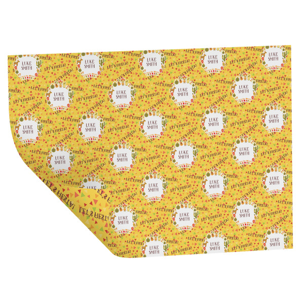 Custom Fiesta - Cinco de Mayo Wrapping Paper Sheets - Double-Sided - 20" x 28" (Personalized)