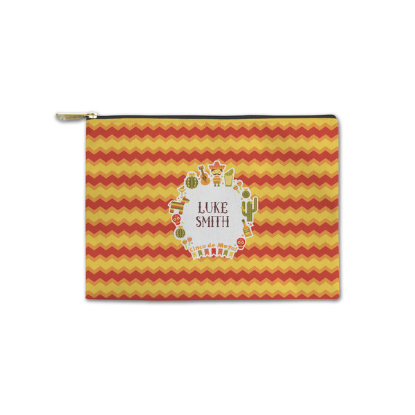 Custom Fiesta - Cinco de Mayo Zipper Pouch - Small - 8.5"x6" (Personalized)