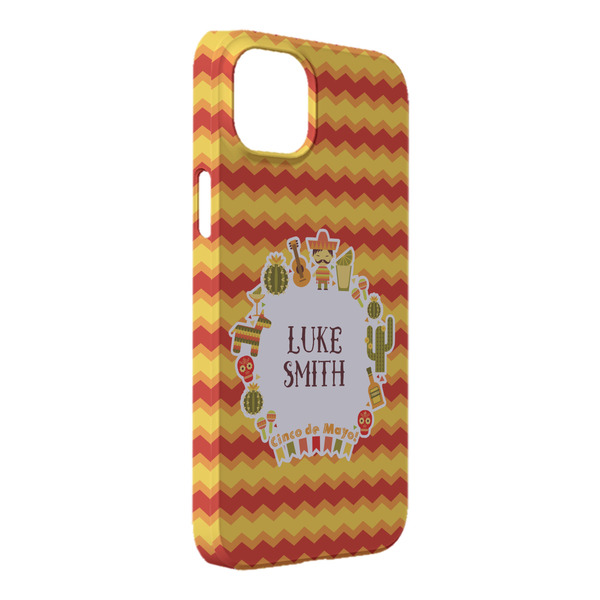 Custom Fiesta - Cinco de Mayo iPhone Case - Plastic - iPhone 14 Plus (Personalized)