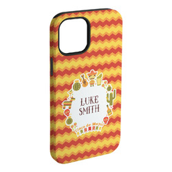 Fiesta - Cinco de Mayo iPhone Case - Rubber Lined - iPhone 15 Plus (Personalized)