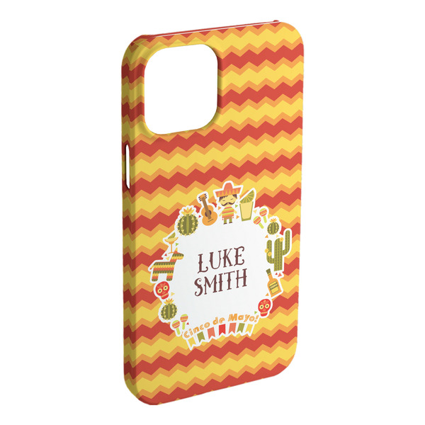 Custom Fiesta - Cinco de Mayo iPhone Case - Plastic - iPhone 15 Pro Max (Personalized)