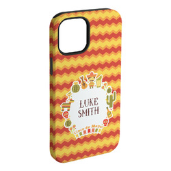 Fiesta - Cinco de Mayo iPhone Case - Rubber Lined (Personalized)
