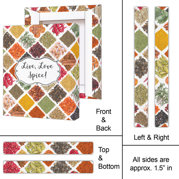 Spices 11x14 - Canvas Print - Approval