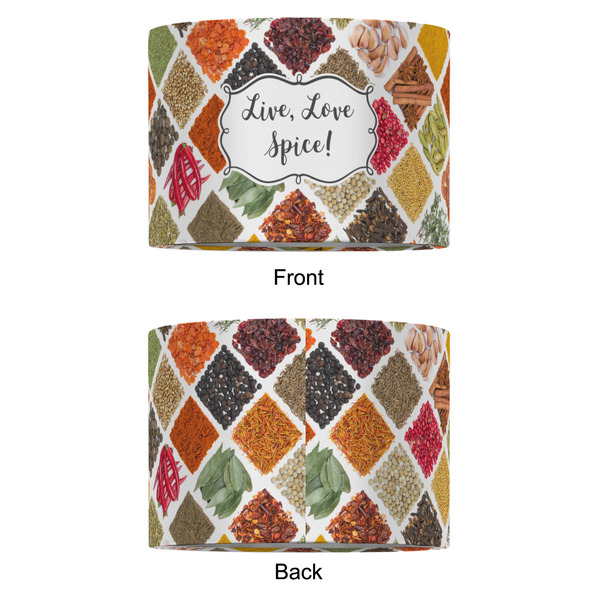 Spices 12" Drum Lampshade - APPROVAL (Fabric)