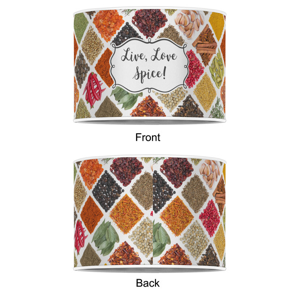 Spices 12" Drum Lampshade - APPROVAL (Poly Film)