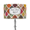 Spices 12" Drum Lampshade - ON STAND (Fabric)