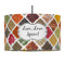 Spices 12" Drum Pendant Lamp - Fabric
