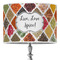Spices 16" Drum Lampshade - ON STAND (Poly Film)