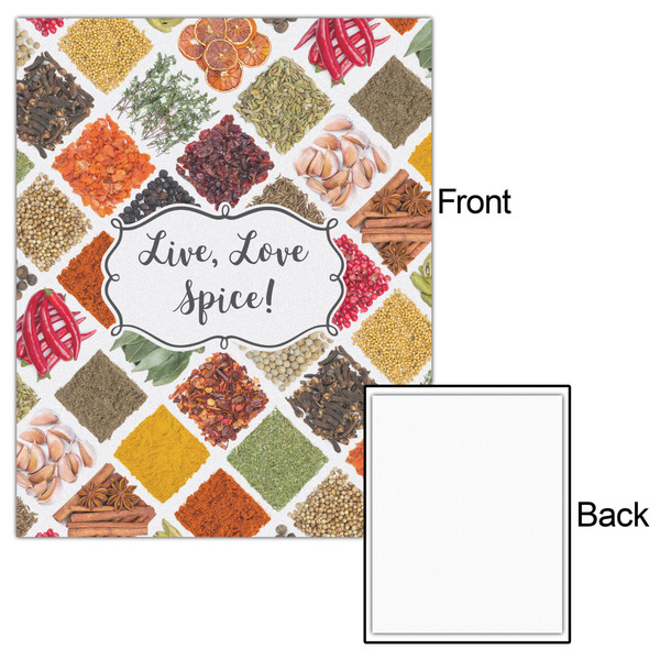Spices 16x20 - Matte Poster - Front & Back
