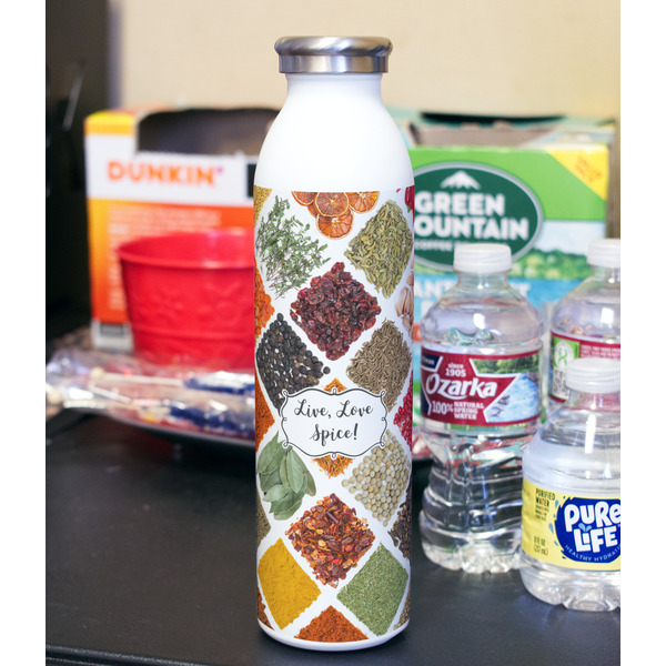 Spices 20oz Water Bottles - Full Print - In Context