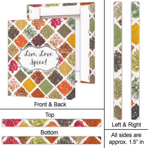 Spices 20x24 - Canvas Print - Approval