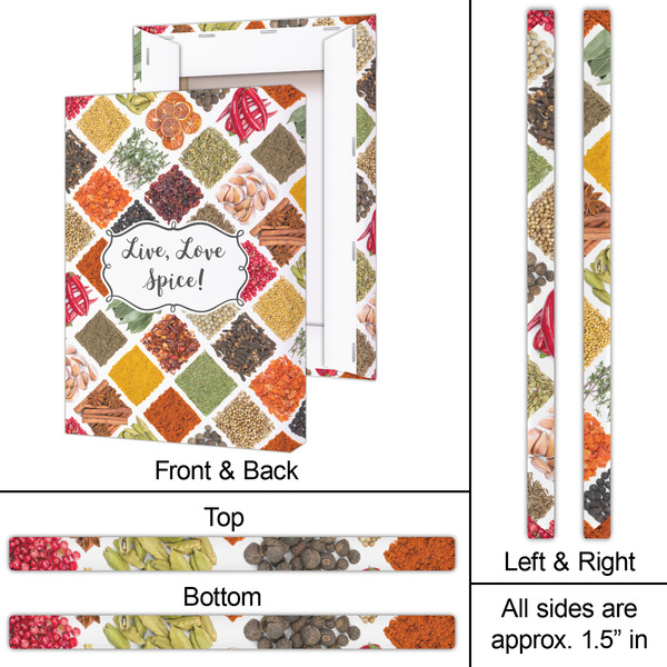 Spices 20x30 - Canvas Print - Approval