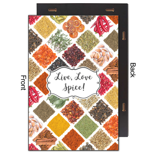 Spices 20x30 Wood Print - Front & Back View