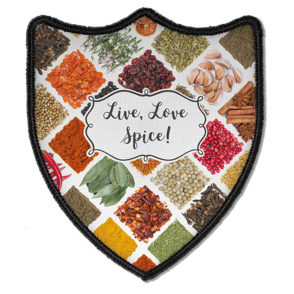 Custom Spices Iron On Shield Patch B
