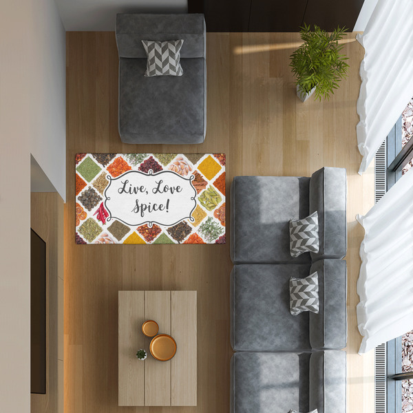 Spices 3'x5' Indoor Area Rugs - IN CONTEXT