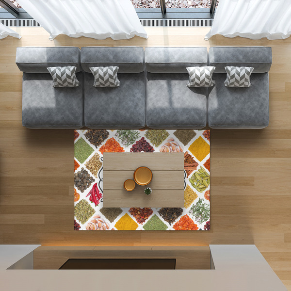 Spices 5'x7' Indoor Area Rugs - IN CONTEXT