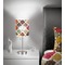 Spices 7 inch drum lamp shade - in room