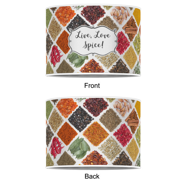 Spices 8" Drum Lampshade - APPROVAL (Poly Film)