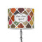 Spices 8" Drum Lampshade - ON STAND (Poly Film)
