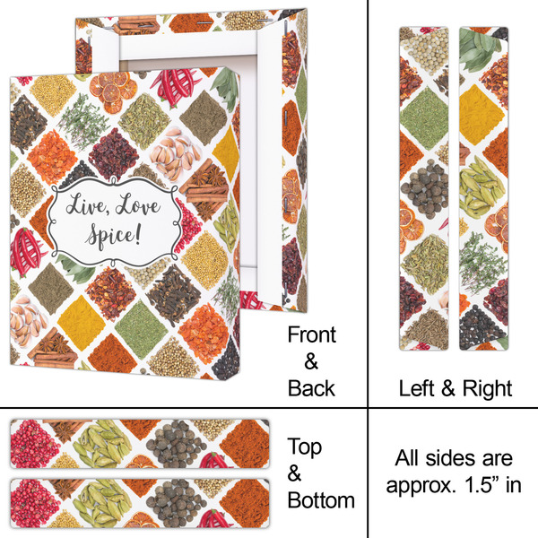 Spices 8x10 - Canvas Print - Approval