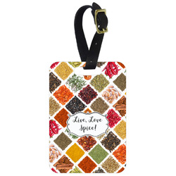 Spices Metal Luggage Tag