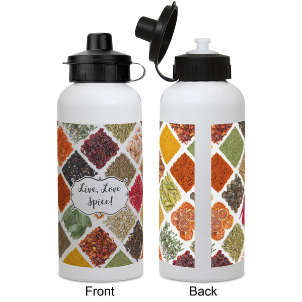 Spices Aluminum Water Bottle - White APPROVAL