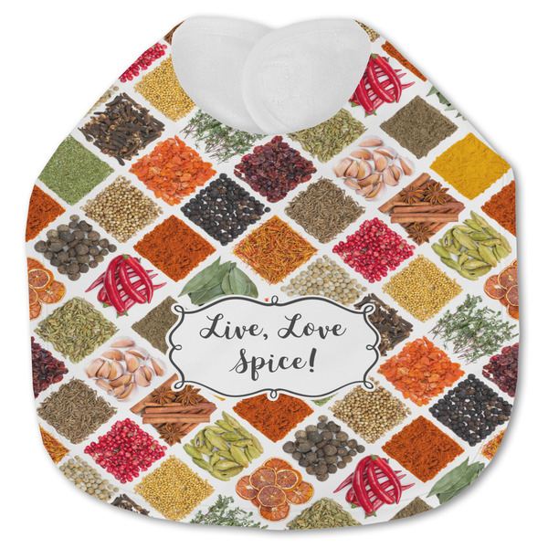 Custom Spices Jersey Knit Baby Bib