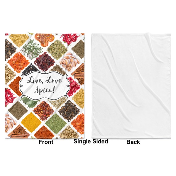 Spices Baby Blanket (Single Sided - Printed Front, White Back)