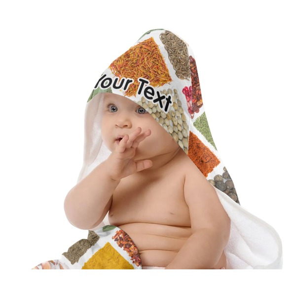 Spices Baby Hooded Towel on Child