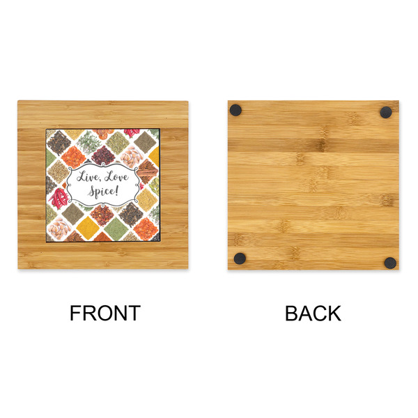 Spices Bamboo Trivet with 6" Tile - APPROVAL