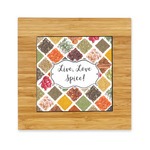 Spices Bamboo Trivet with Ceramic Tile Insert