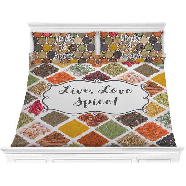 Custom Spices Comforter Set - King (Personalized)