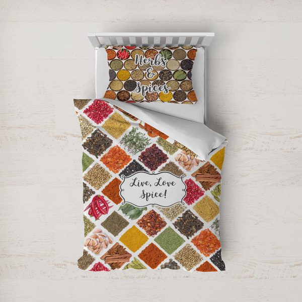 Custom Spices Duvet Cover Set - Twin (Personalized)