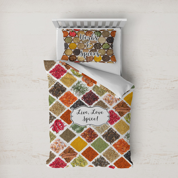 Custom Spices Duvet Cover Set - Twin XL (Personalized)