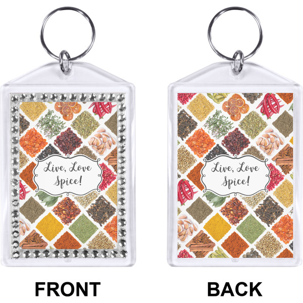 Spices Bling Keychain (Front + Back)
