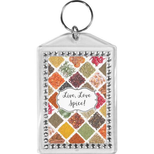Custom Spices Bling Keychain (Personalized)