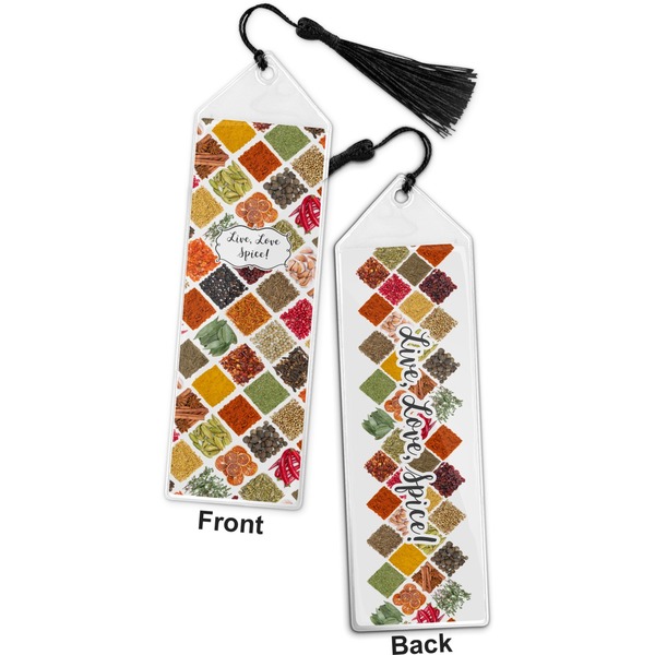 Spices Bookmark with tassel - Front and Back