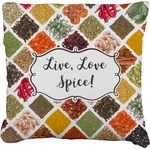 Spices Faux-Linen Throw Pillow 16" (Personalized)